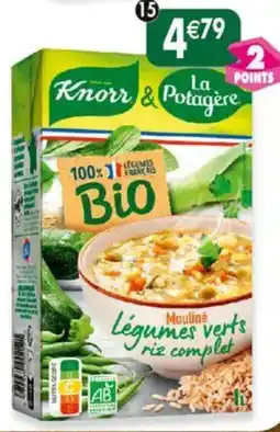 Maximo Mouliné de légumes verts et riz complet offre