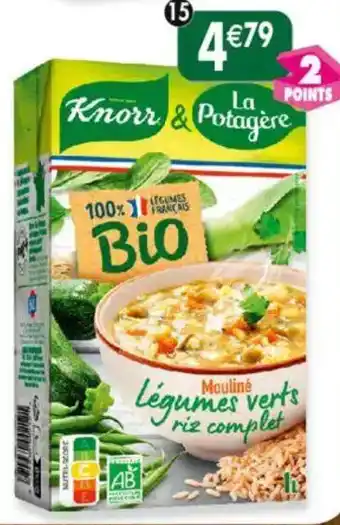 Maximo Mouliné de légumes verts et riz complet offre