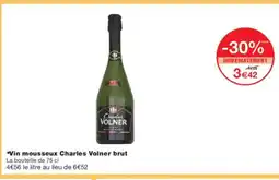 Monoprix Vin mousseux Charles Volner brut offre
