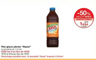 OASIS Thé glacé pêche