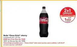 Monoprix COCA-COLA Soda cherry offre