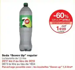 Monoprix SEVEN UP Soda regular offre