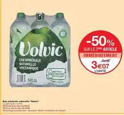 Monoprix VOLVIC Eau minérale naturelle offre