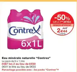 Monoprix CONTREX Eau minérale naturelle offre