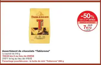 Monoprix TOBLERONE Assortiment de chocolats offre