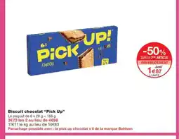 Monoprix PICK UP Biscuit chocolat offre