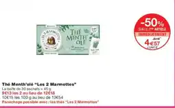 Monoprix LES 2 MARMOTTES The Menth'olé offre