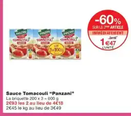 Monoprix PANZANI Sauce Tomacouli offre