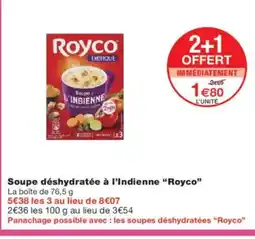 Monoprix ROYCO Soupe déshydratée à l'Indienne offre