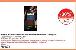 Monoprix LABEYRIE Magret de canard séché aux épices en émincés offre