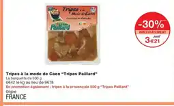 Monoprix TRIPES PAILLARD Tripes à la mode de Caen offre