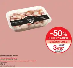 Monoprix VILLANI Dés de guanciale offre