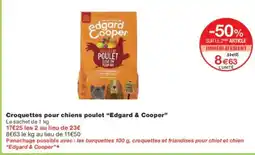 Monoprix EDGARD & COOPER Croquettes pour chiens poulet offre