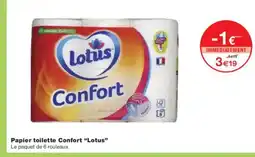 Monoprix LOTUS Papier toilette Confort offre