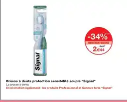 Monoprix SIGNAL Brosse à dents protection sensibilité souple offre
