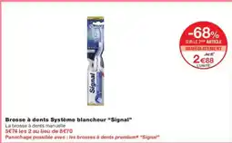 Monoprix SIGNAL Brosse à dents Système blancheur offre