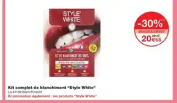 Monoprix STYLE WHITE Kit complet de blanchiment offre