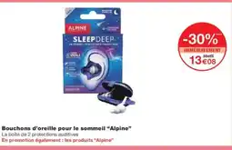 Monoprix ALPINE Bouchons d'oreille pour le sommeil offre