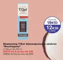 Monoprix NEUTROGENA Shampoing T/Gel démangeaisons sévères offre