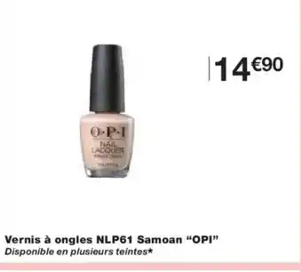Monoprix OPI Vernis à ongles NLP61 Samoan offre