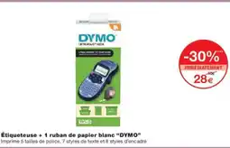 Monoprix DYMO Étiqueteuse + 1 ruban de papier blanc offre