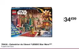 Monoprix LEGO STAR WARS Calendrier de l'Avent offre