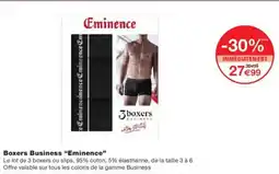 Monoprix EMINENCE Boxers Business offre
