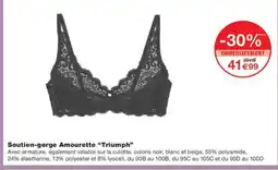 Monoprix TRIUMPH Soutien-gorge Amourette offre