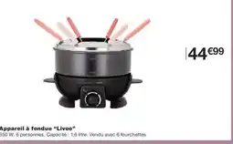 Monoprix LIVOO Appareil à fondue offre