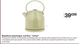 Monoprix LIVOO Bouilloire électrique offre