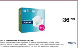 Monoprix BRITA 4 + 2 cartouches filtrantes offre