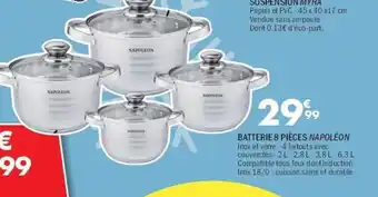 Batterie 8 pièces napoléon