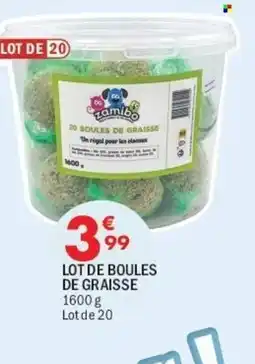 La Foir'Fouille Lot de boules de graisse offre
