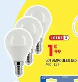 La Foir'Fouille Lot ampoules led offre