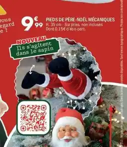 La Foir'Fouille Pieds de père-noël mécaniques offre