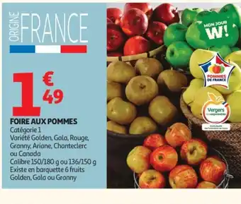 Auchan Supermarché Foire aux pommes offre