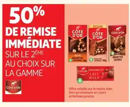 Auchan Supermarché CÔTE D'OR Sur la gamme offre