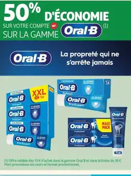 Auchan Supermarché ORAL-B Sur la gamme offre
