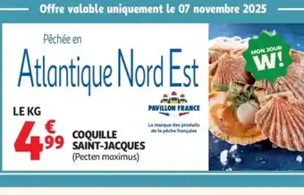 Auchan Supermarché Coquille saint-jacques offre