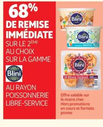 Auchan Supermarché BLINI Sur la gamme offre