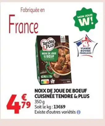 Auchan Supermarché TENDRE & PLUS Noix de joue de boeuf cuisinée offre