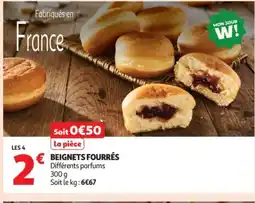 Auchan Supermarché Beignets fourrés offre