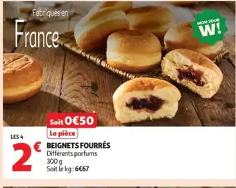 Auchan Supermarché Beignets fourrés offre