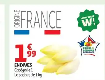Auchan Supermarché Endives offre