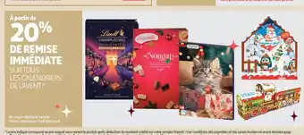 Auchan Supermarché Sur tous les calendriers de l'avent offre