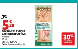 Auchan Supermarché GARNIER SKINACTIVE Bb crème classique offre