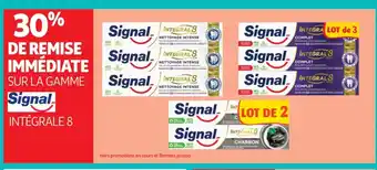 Auchan Supermarché SIGNAL Sur la gamme intégrale 8 offre