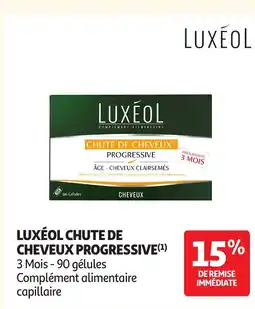 Auchan LUXÉOL Chute de cheveux progressive offre