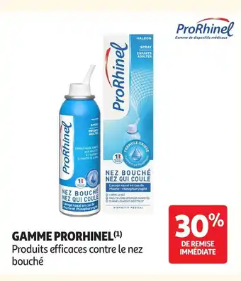 Auchan PRORHINEL Gamme offre