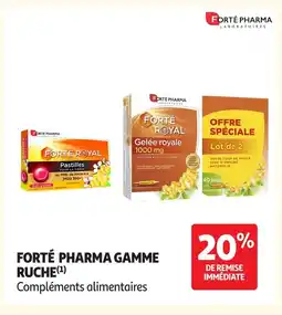 Auchan FORTÉ PHARMA Gamme ruche offre
